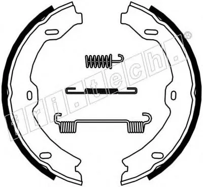 Комплект тормозных колодок, стояночная тормозная система fri.tech. купить