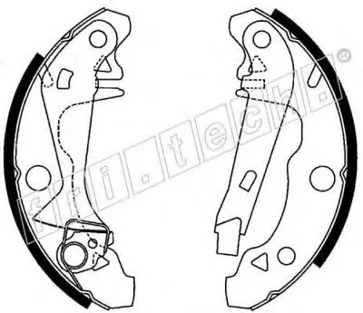 Комплект тормозных колодок fri.tech. купить