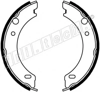 Комплект тормозных колодок, стояночная тормозная система fri.tech. купить