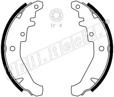 Комплект тормозных колодок REPARATION KIT fri.tech. купить