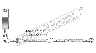 Сигнализатор, износ тормозных колодок fri.tech. купить