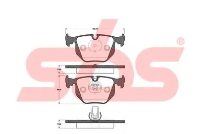 Комплект тормозных колодок, дисковый тормоз sbs купить