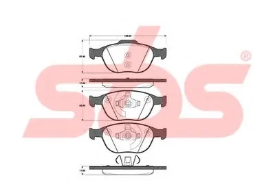 Комплект тормозных колодок, дисковый тормоз sbs купить