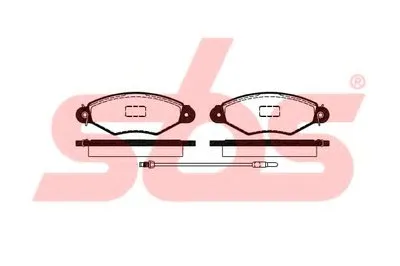 Комплект тормозных колодок, дисковый тормоз sbs купить