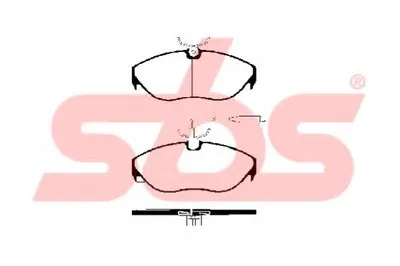 Комплект тормозных колодок, дисковый тормоз sbs купить