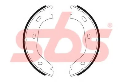 Комплект тормозных колодок, стояночная тормозная система sbs купить