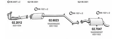 Система выпуска ОГ ASSO купить