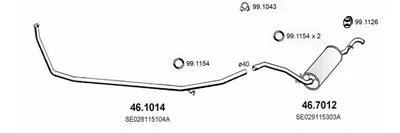 Система выпуска ОГ ASSO купить