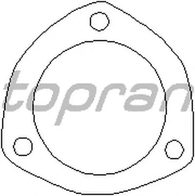 Прокладка, труба выхлопного газа TOPRAN купить