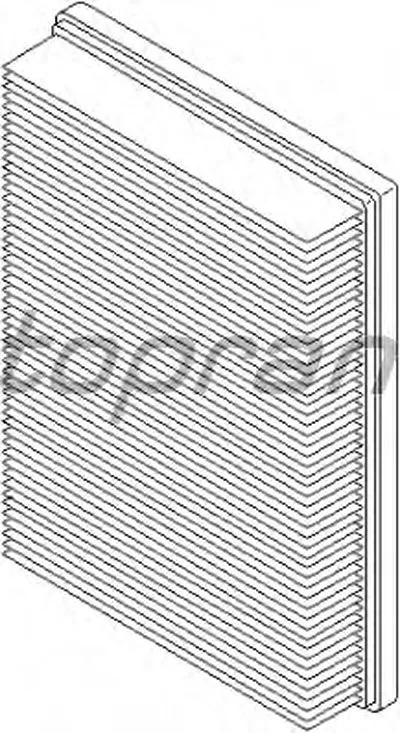 Воздушный фильтр TOPRAN купить