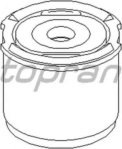 Втулка, балка моста TOPRAN купить