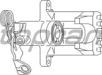 Тормозной суппорт TOPRAN купить