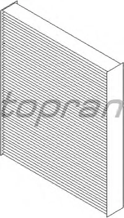 Фильтр, воздух во внутренном пространстве TOPRAN купить