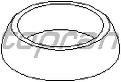 Прокладка, труба выхлопного газа TOPRAN купить