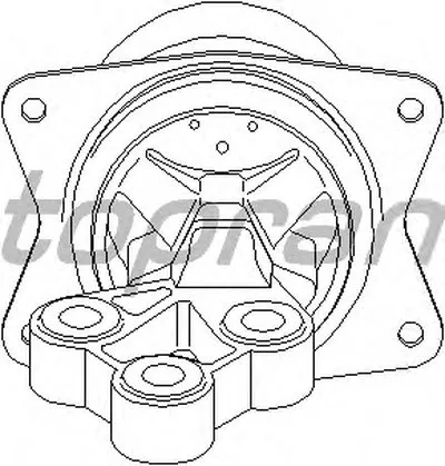 Кронштейн двигателя TOPRAN купить