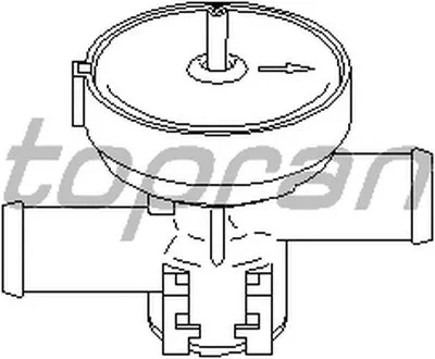 Регулирующий клапан охлаждающей жидкости TOPRAN купить
