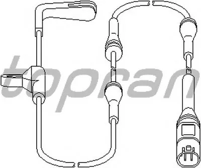 Датчик, износ тормозных колодок TOPRAN купить