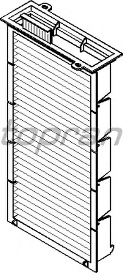 Фильтр, воздух во внутренном пространстве TOPRAN купить