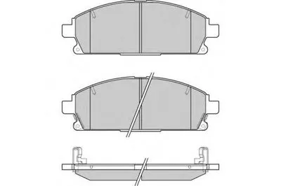 Комплект тормозных колодок, дисковый тормоз E.T.F. купить