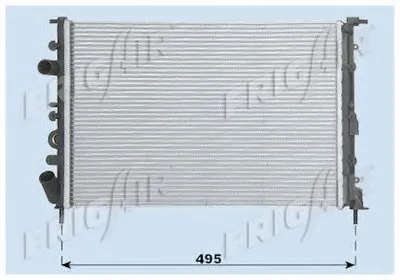 Радиатор, охлаждение двигателя FRIGAIR купить