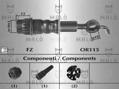 Тормозной шланг MALÒ купить