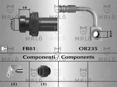 Тормозной шланг MALÒ купить