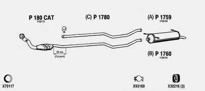 Система выпуска ОГ FENNO купить