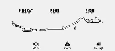 Система выпуска ОГ FENNO купить