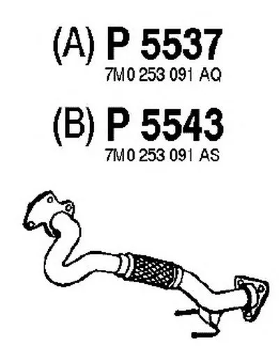 Труба выхлопного газа FENNO купить