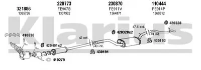 Система выпуска ОГ KLARIUS купить