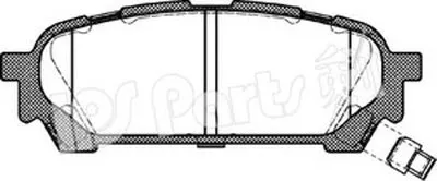 Комплект тормозных колодок, дисковый тормоз IPS Parts IPS Parts купить