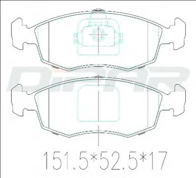 Комплект тормозных колодок, дисковый тормоз DITAS купить