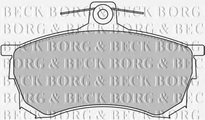 Комплект тормозных колодок, дисковый тормоз BORG & BECK купить