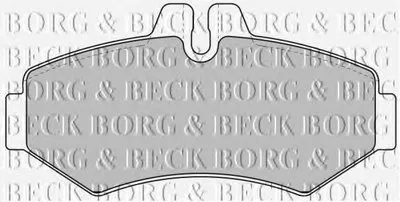 Комплект тормозных колодок, дисковый тормоз BORG & BECK купить
