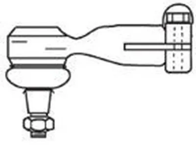 Наконечник поперечной рулевой тяги FRAP купить