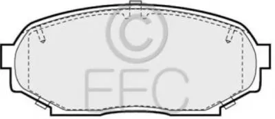 Комплект тормозных колодок, дисковый тормоз EEC купить