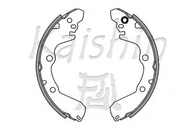 Комплект тормозных колодок KAISHIN купить