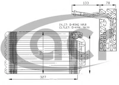 Испаритель, кондиционер ACR купить