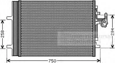 Конденсатор, кондиционер VAN WEZEL купить