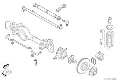 Рулевое управление; Подвеска колеса HERTH+BUSS JAKOPARTS купить