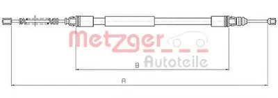 Трос, стояночная тормозная система COFLE METZGER купить