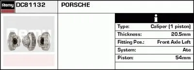 Тормозной суппорт Remanufactured REMY (Multiline) DELCO REMY купить