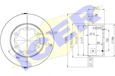 Тормозной диск ICER купить