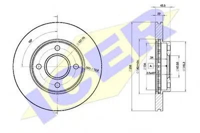 Тормозной диск ICER купить
