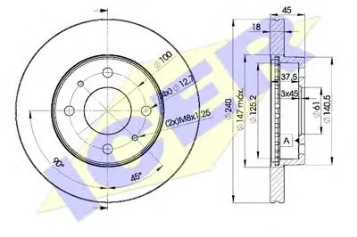 Тормозной диск ICER купить