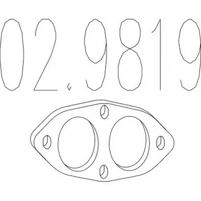 Прокладка, труба выхлопного газа MTS купить