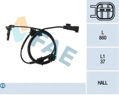 Датчик, частота вращения колеса FAE купить