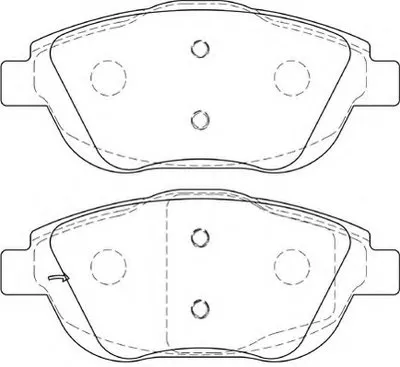 Комплект тормозных колодок, дисковый тормоз DURON купить
