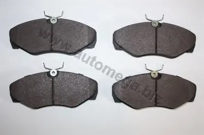 Комплект тормозных колодок, дисковый тормоз AutoMega Premium AUTOMEGA купить