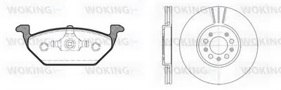 Комплект тормозов, дисковый тормозной механизм WOKING купить